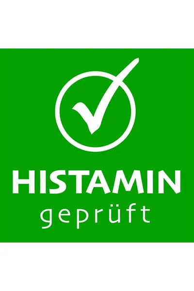 Histamin geprüfter Wein