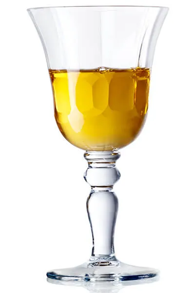 Süsswein Glas