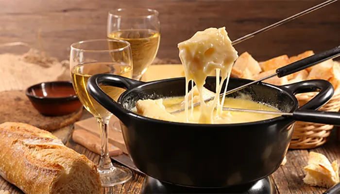 Weinvorschlag zu Fondue