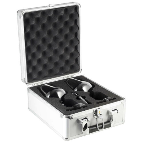 Gabriel-Glas Travel Case inkl. 2 Glser Gold Edition