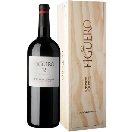 Figuero 12 (Crianza) in 1er Originalholzkiste 2019 1,5 l - Viñedos y Bodegas García Figuero